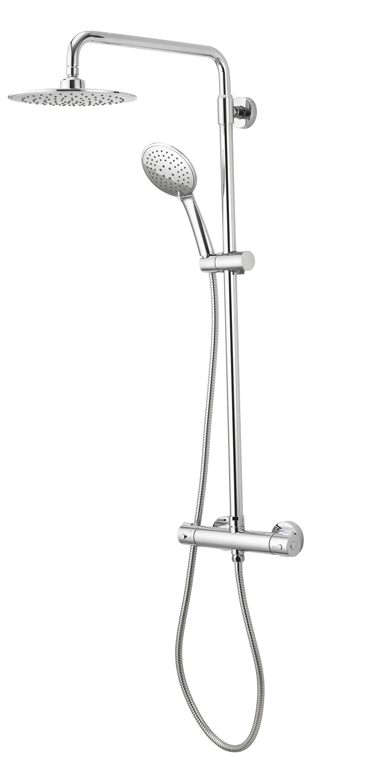 Aqualisa Deco.RND.SC.CH Deco Mixer Shower, Chrome