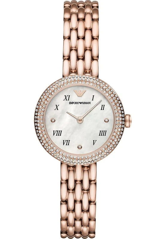 Emporio Armani Watch For Women, 30mm Quartz two hand movement and with Stainless steel strap