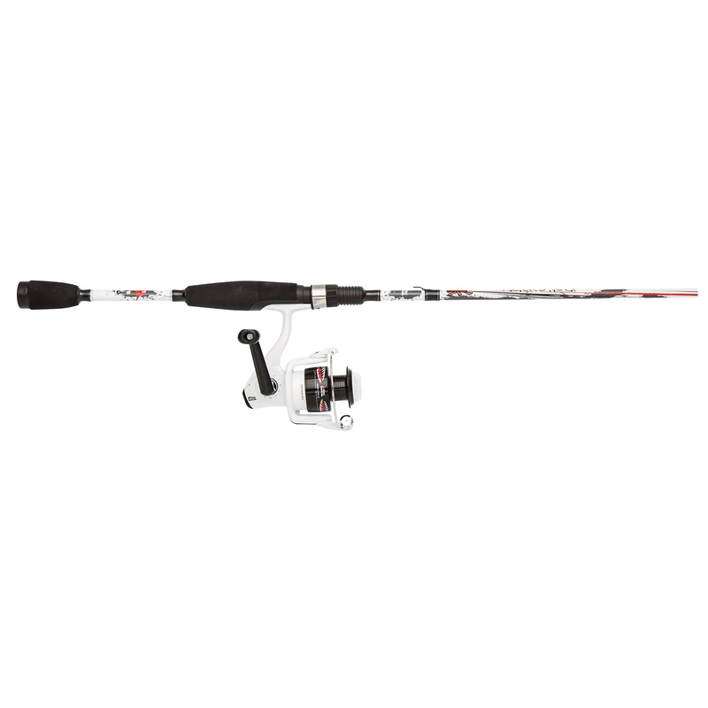 Abu Garcia Ike Dude Spinning Combo; Junior Spin Rod and Reel Set for Beginner Anglers, Lightweight Predator Fishing Combos for Pike, Perch and Zander, Unisex, White/Red, 1.83 m | 3-15g