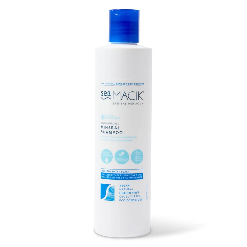 Sea Magik - Salicylic Acid Shampoo for Psoriasis & Itchy Scalp Relief, Soothing Antibacterial Seaweed Treatment for Medicated Conditions Like Folliculitis, Eczema & Scalp Acne, Cruelty-Free (300ml)