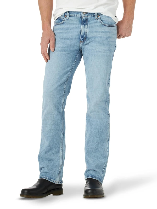 Lee Men's Legendary Regular Fit Bootcut Jeans, Union Fade, 32W 36L UK - Image 1
