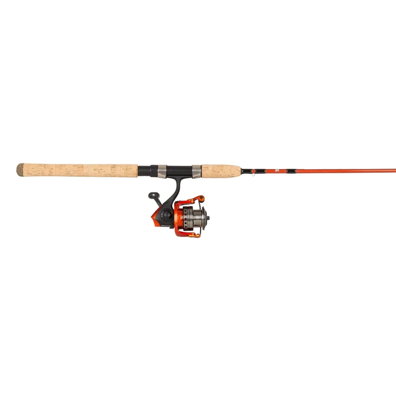 Abu Garcia Revolution Red Combo, Fishing Rod and Reel Combo, Spinning Combo for Freshwater and Saltwater, Predator Fishing,Pike/Perch/Zander, Unisex, Burnt orange, 2.4m | 20-45g
