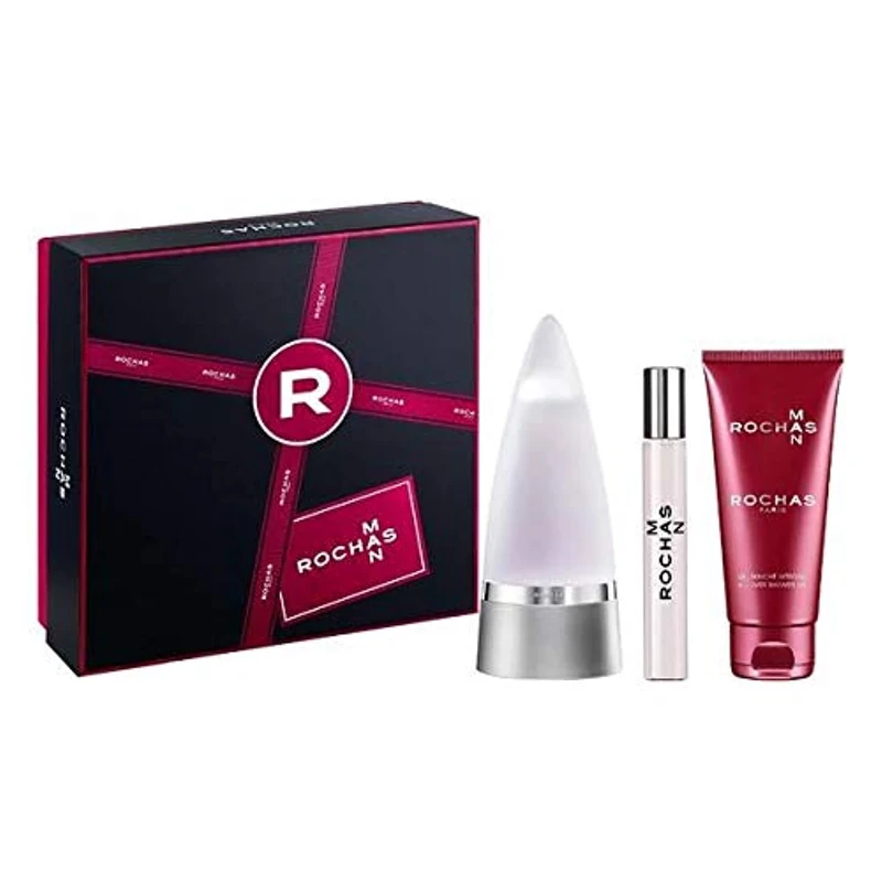 ROCHAS 2664 Man for Adults, Designed for Everyday use, 3-piece Gift Set