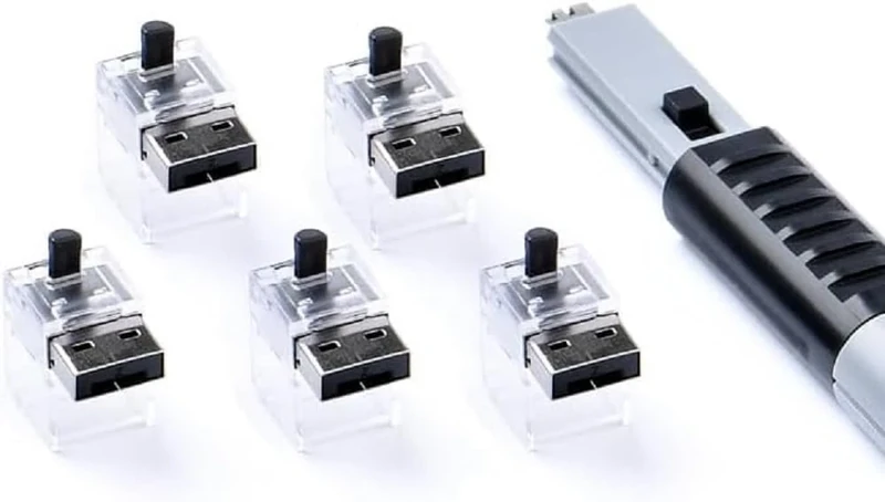 SmartKeeper Essential / 5 x LAN Cable Locks with 1 x Lock Key Basic/Black