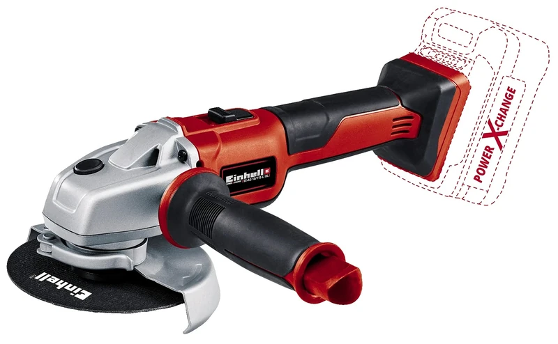 Einhell Axxio Cordless Angle Grinder with Einhell 2.5Ah Power X-Change Starter Kit - Battery & Charger Universal for All Power X-Change Devices