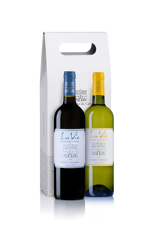 Domaine Du Castel - LaVie du Castel - Twin Gift pack - 750 ml