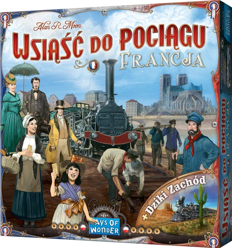 Rebel, Board Game, Ride Into the Train: Map 6 Collection - France and the Wild West, Accessory