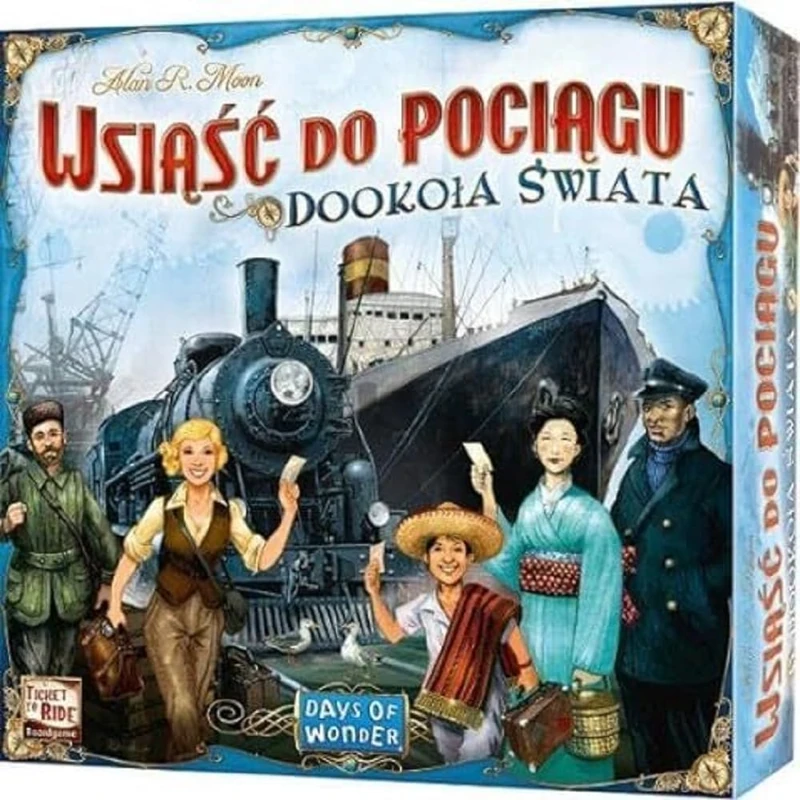 Rebel, Board Game "In den Train Fahren": Round Die Welt" [German Language