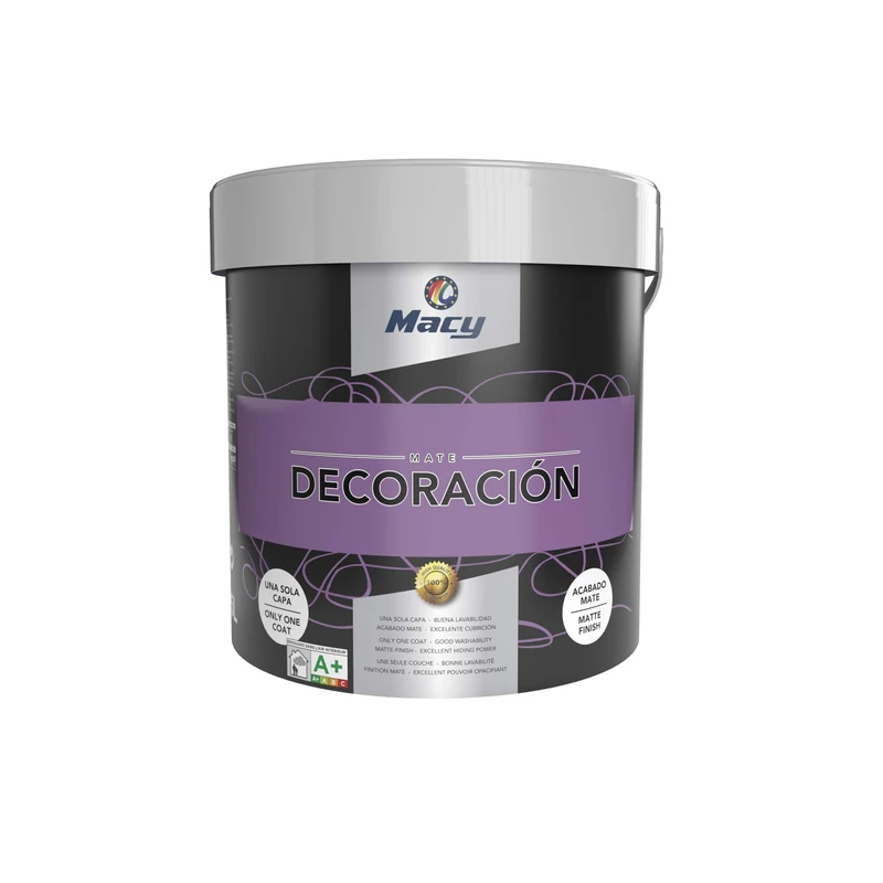 Macy Matte Plastic Paint, Interior Decoration, Excellent Covering, Perfect Finish, Nazsand, 15 Litres