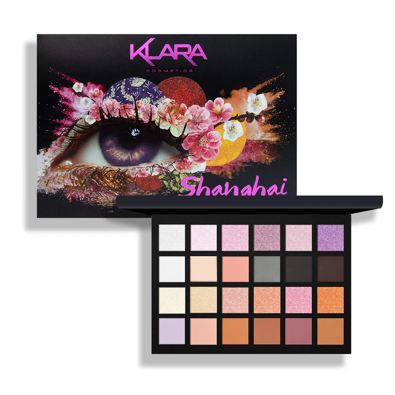 24 Eyeshadow Palette - Shanghai by Klara for Women - 1.68 oz Eye Shadow