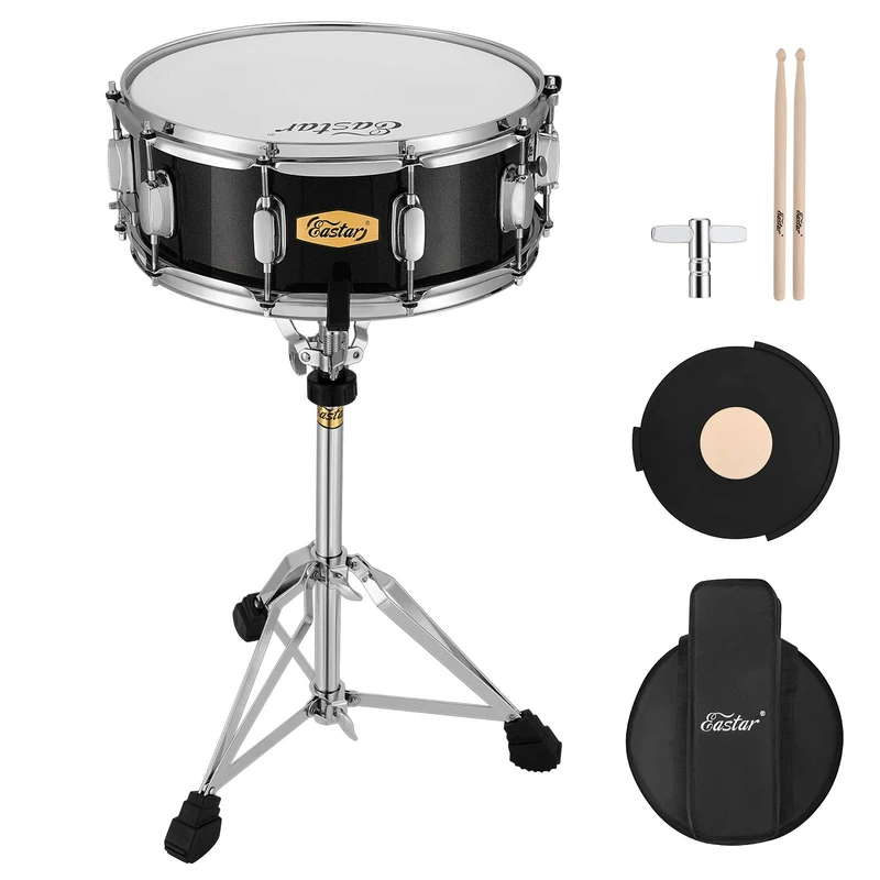 Eastar EDS-1455SBK Snare Drum Set，Starry Black