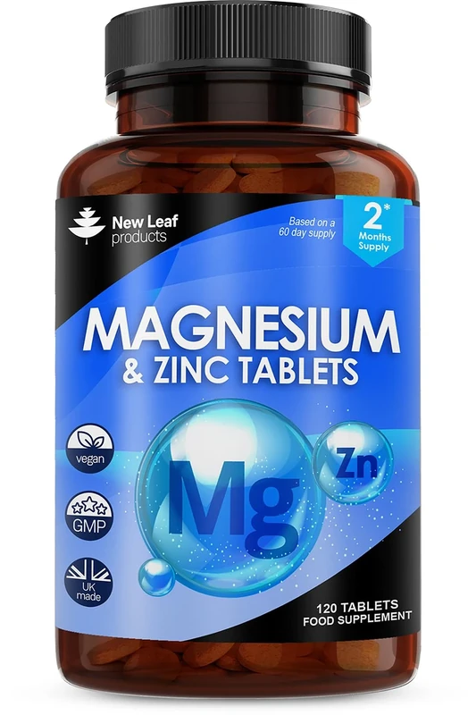 Magnesium Supplements 516mg - 120 Magnesium Tablets Supports Muscle Bone Health, Energy - High Strength Supplements Easy to Swallow Sleep Supplement (not Capsules) Vegan, UK Made