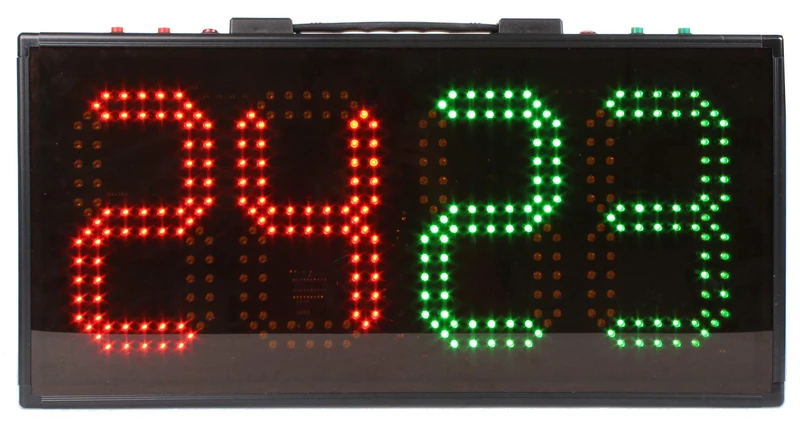 Electronic football player change panel - scoreboard - powerful LEDs