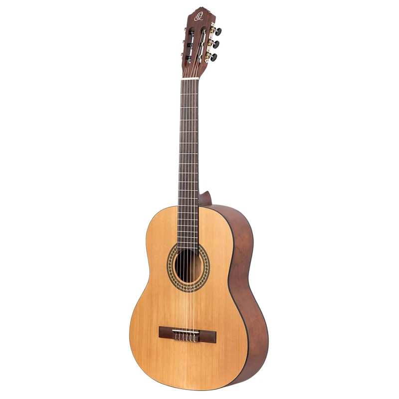 Ortega Guitars Classical Guitar Left-Handed – 4/4 – Student Series – Cedar, Catalpa, Natural (RSTC5M-L)