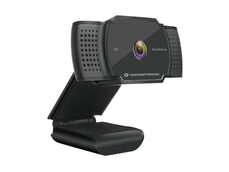 Conceptronic AMDIS02B 2K Super HD Autofocus Webcam with Microphone