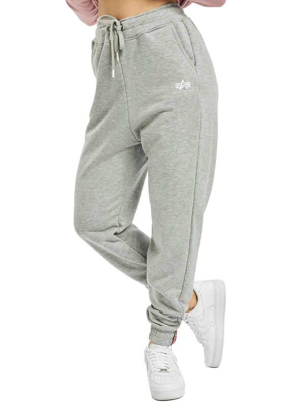 Alpha Industries Basic SL Jogging Pants for Women Greyheather/White