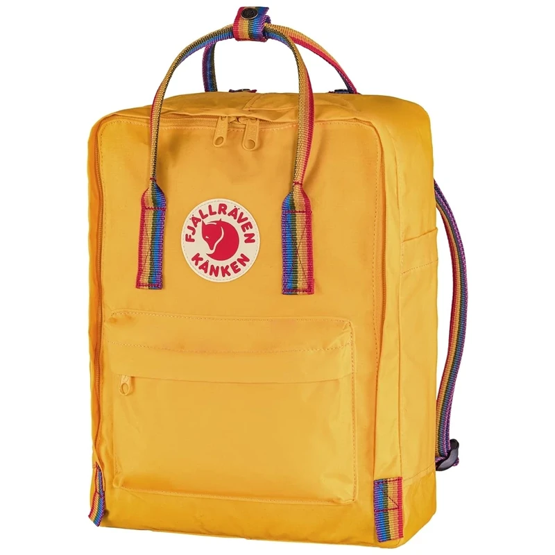 Fjallraven 23620-141-907 Kånken Rainbow Sports backpack Unisex Adult Warm Yellow-Rainbow Pattern Size One Size