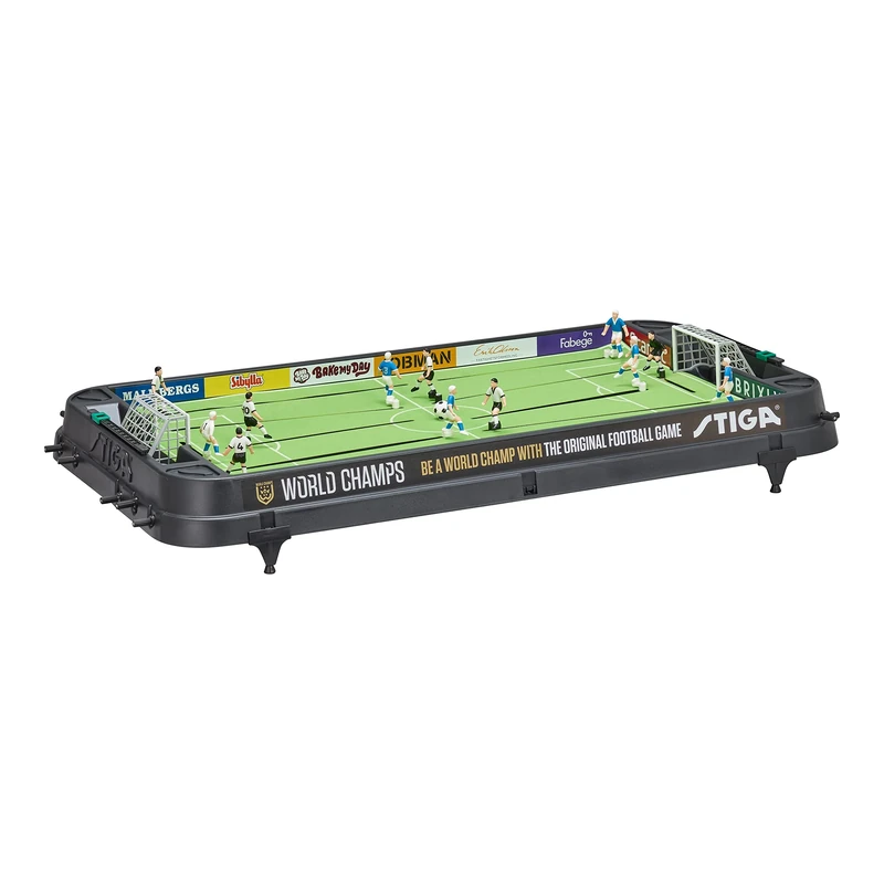 STIGA World Champs Table Football Game, Black/Green