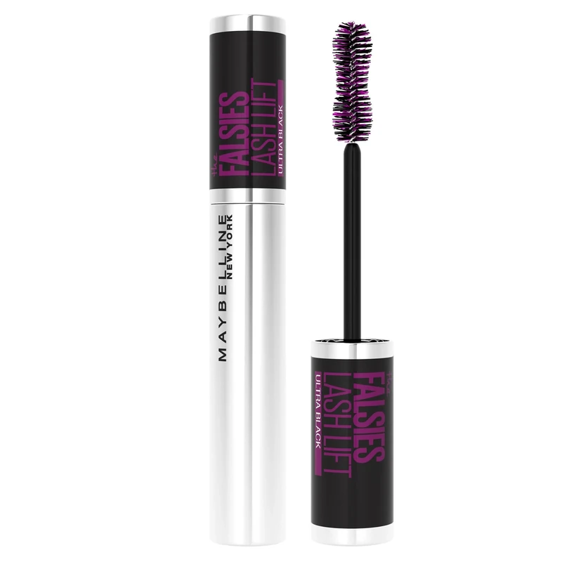 Maybelline New York False Lash Effect Mascara, The Falsies Lash Lift, Colour: Ultra Black, 9.6 ml