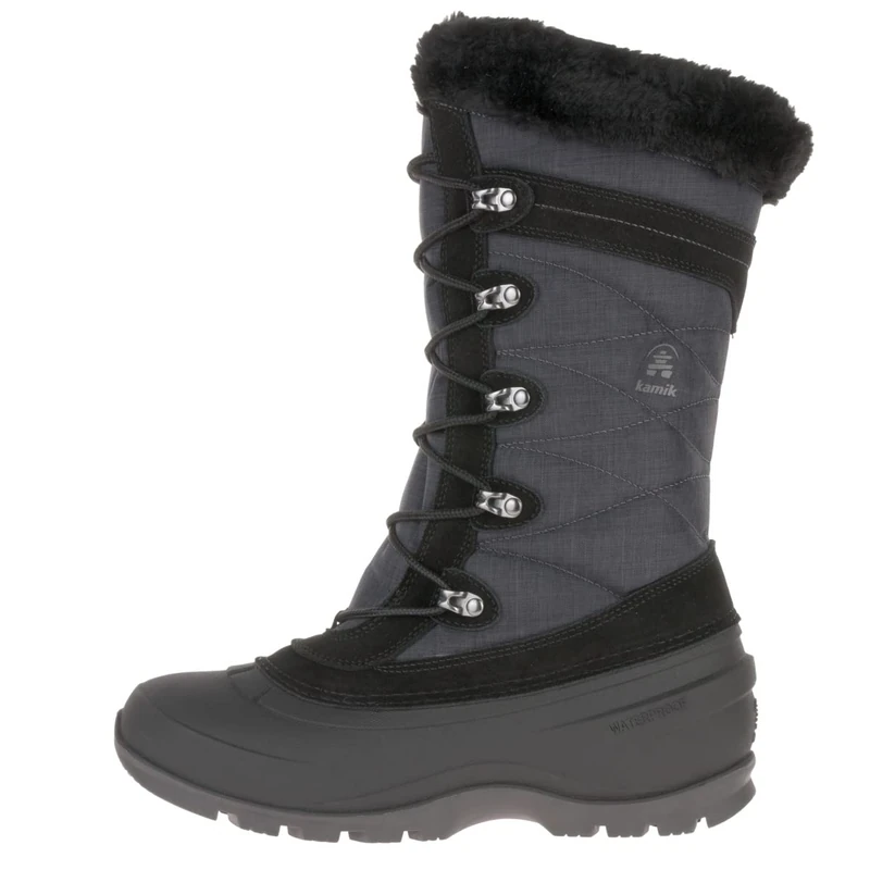 Kamik Women's Snovalley4 Winter Boots, Black Blk, 3 UK