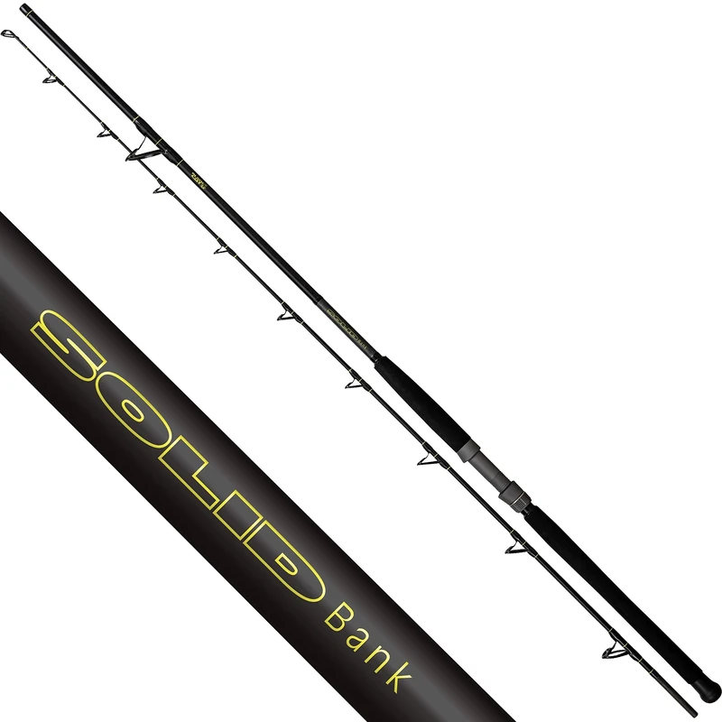 Black Cat Premium Catfish Rod Solid Bank Full Carbon Fishing Rod with 30 Tonnes Blank Catfish Fishing Casting Weight 100-500 g, Black, 2.90 m