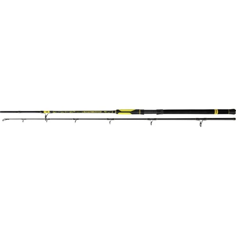 Black Cat Premium Catfish Rod Perfect Passion Boat Fishing Rod Catfish Fishing Catfish Rod Boat Rod Casting Weight 400g Black Yellow 2.50m