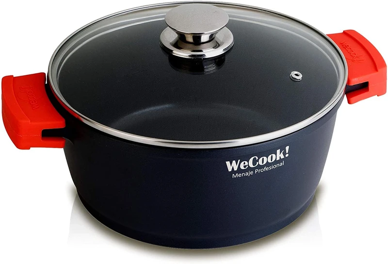 Cast Aluminium Pot with Lid Ecochef 28 cm