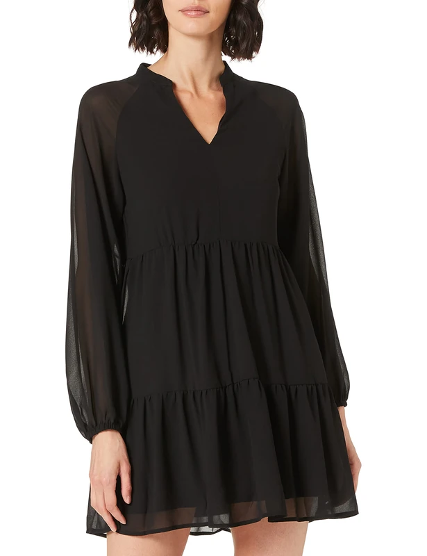 Object Women's Mini Dress OBJMILA GIA, Black, 8 - Image 1