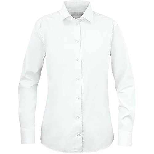 Texstar WOMENS WHITE WOMENS CONTEMPORARY SHIRT - WHITE