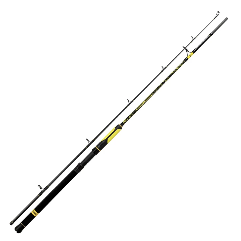 Black Cat Premium Passion Boat Spin Catfish Fishing Rod Casting Weight 50–190 g Black/Yellow 2.40 m