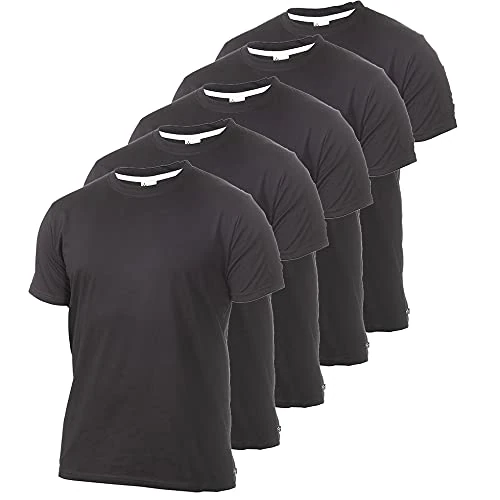Texstar TS13 Men's Crew T-Shirt - Black, 4XL
