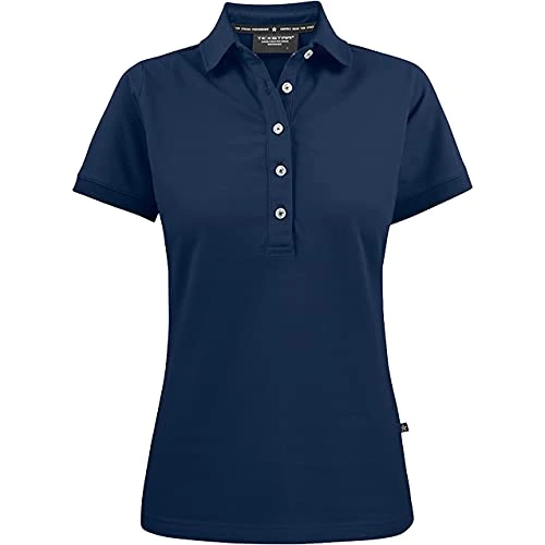 Texstar PW11 Womens Stretch Pique Shirt Navy XL