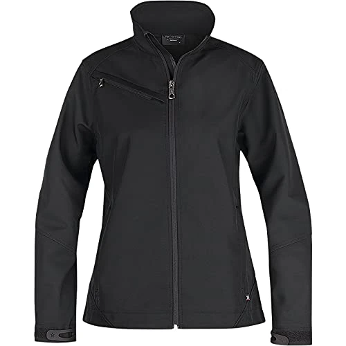 Texstar WJ79 Womens Soft Shell Jacket Black XS