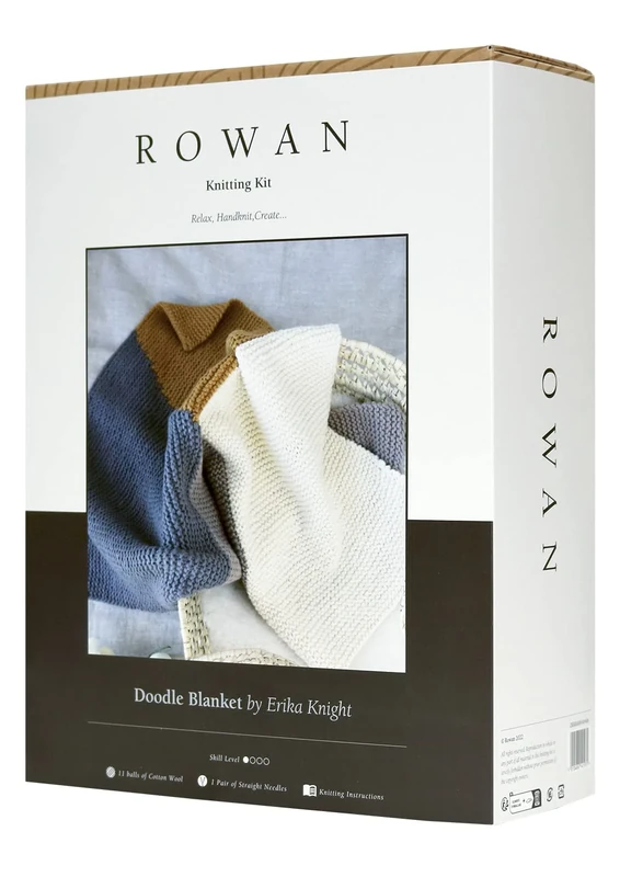 Rowan Doodle Blanket Knitting Kit - Image 1