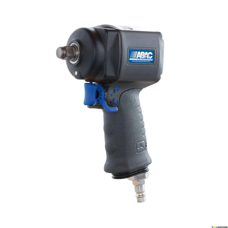 ABAC PRO Mini Impact Wrench 1/2 Inch - Ideal for Tyre Change - Universal Applications - Up to 700 Nm - Compact and Light Weight - 1.1 kg