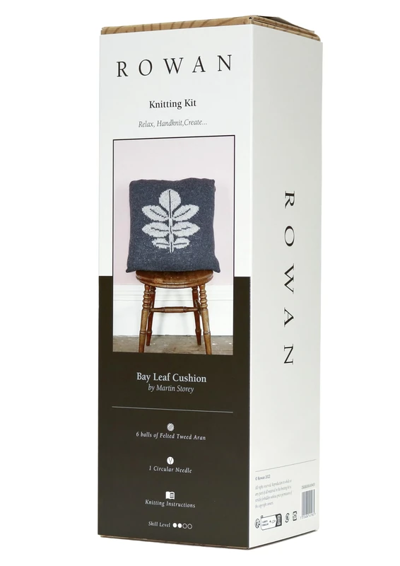 Rowan Bay Leaf Cushion Knitting Kit - Image 1