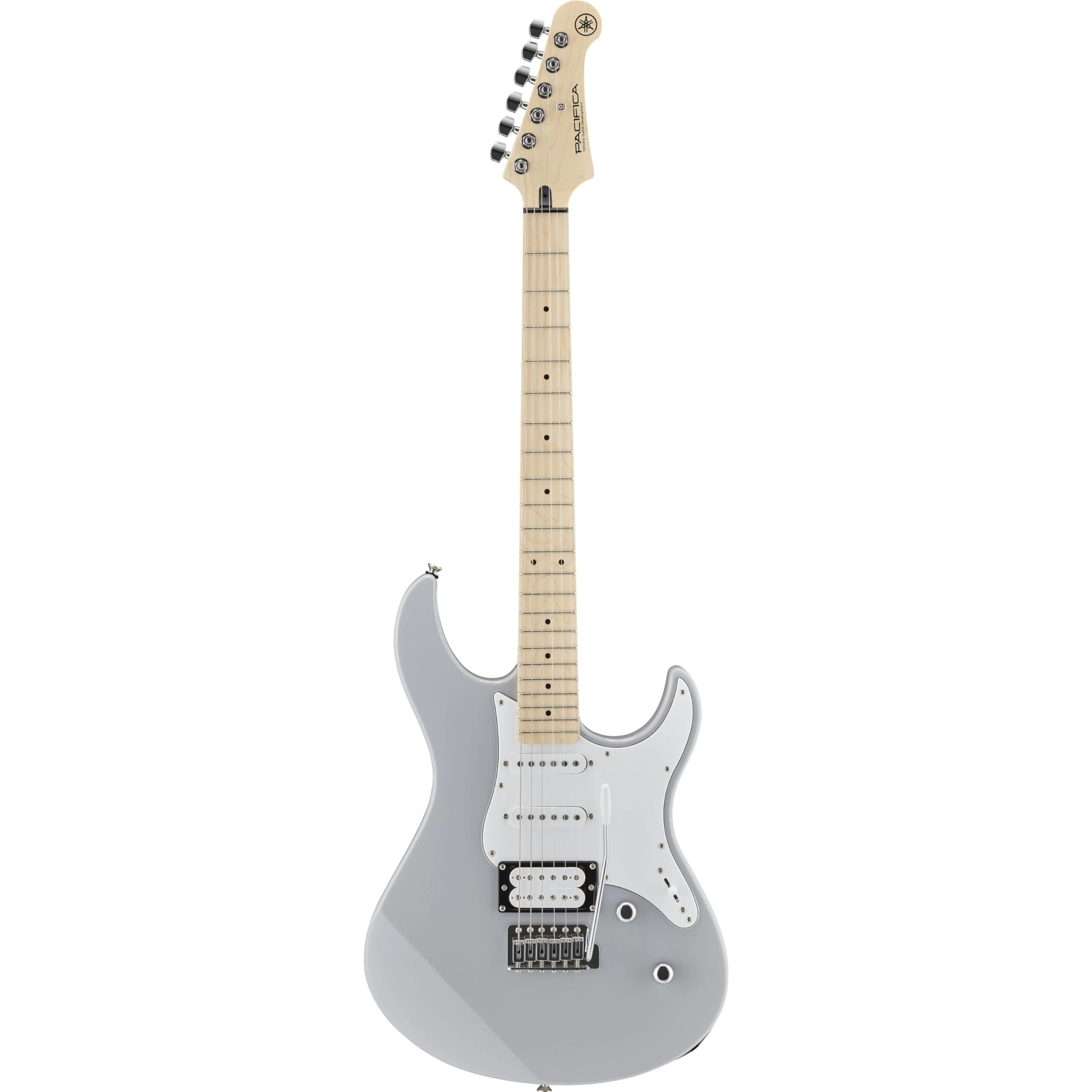 Yamaha Pacifica 112V electric guitar for beginners and advanced players, with 2 online lessons with a Yamaha Music School teacher, in Gray
