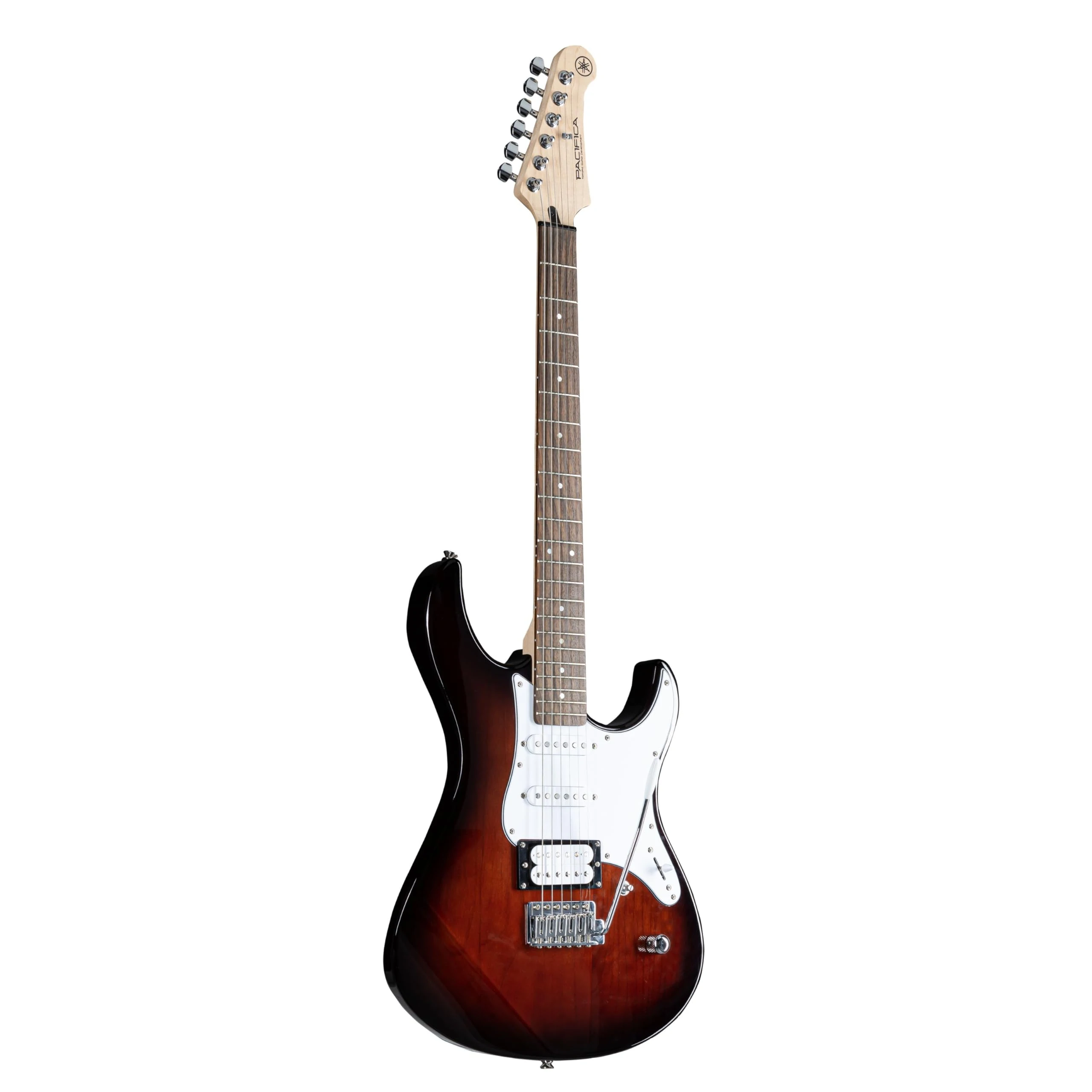Yamaha Pacifica 112V electric guitar for beginners and advanced players, with 2 online lessons with a Yamaha Music School teacher, in Old Violin Sunburst