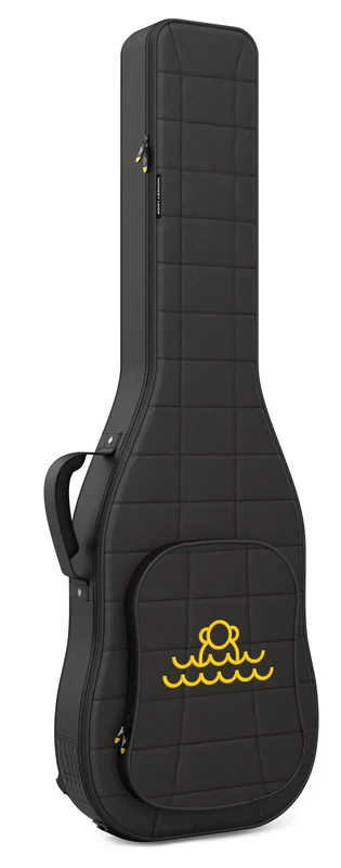 Monkey Loop Rocking Bass - 26mm Padded Bass Case - Semi-Hard Professional Electric Bass Bag - Exterior Accessory Pocket - Adjustable Straps - Water Resistant