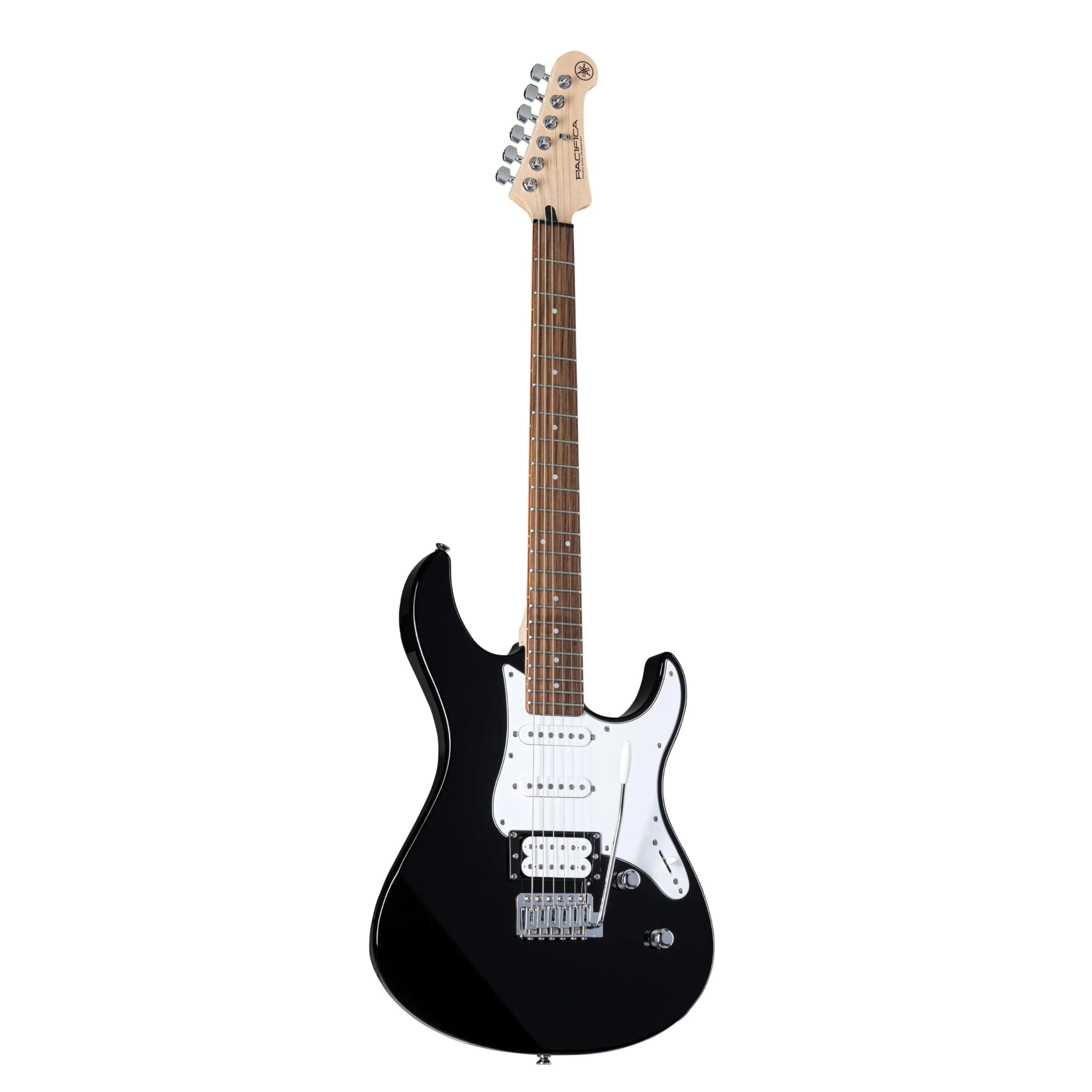 Yamaha Pacifica 112V electric guitar for beginners and advanced players, with 2 online lessons with a Yamaha Music School teacher, in Black