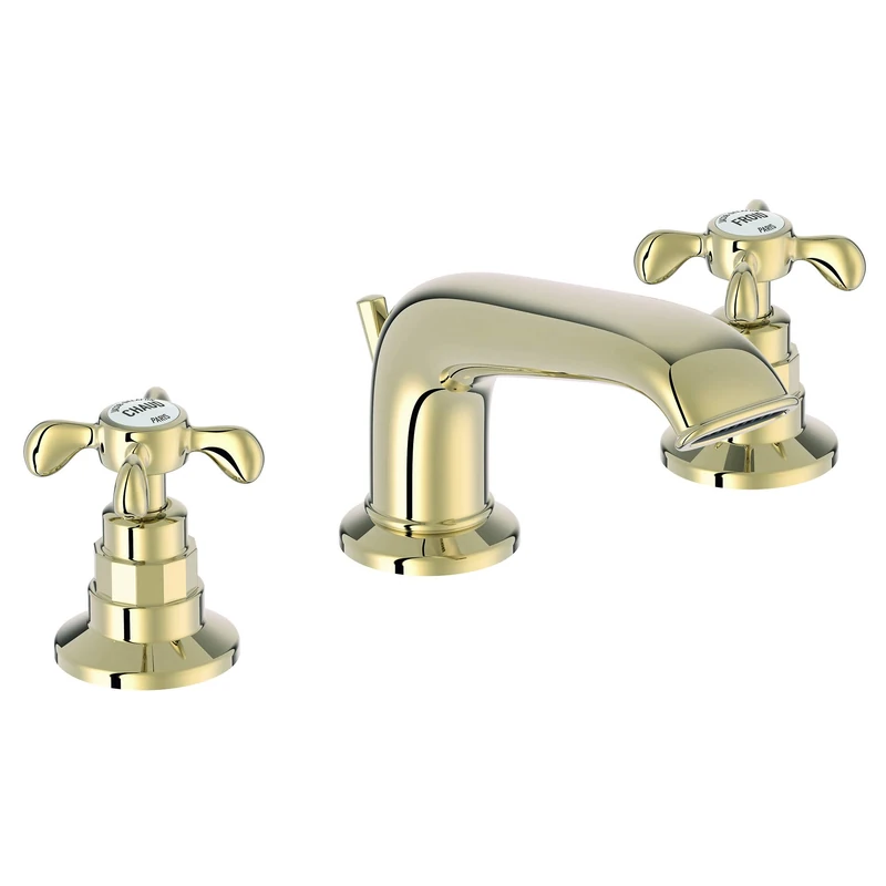 JACOB DELAFON - 3 Hole Mixer Tap for Cléo Basin Handles with Phillips Head - Beige Gold