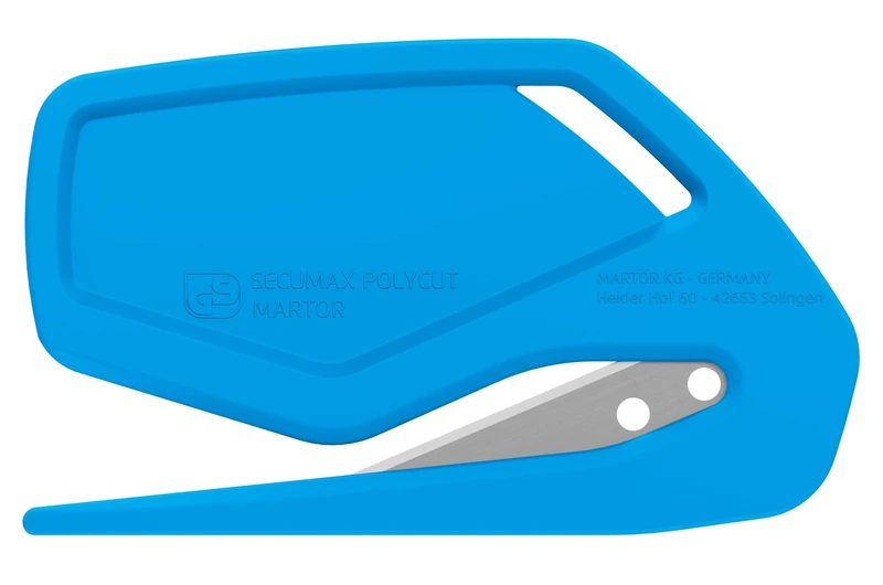 MARTOR 10 x Safety Knife, Concealed Blade, SECUMAX POLYCUT, Professional Cutters, Lightweight, Plastic, Right & Left Hander