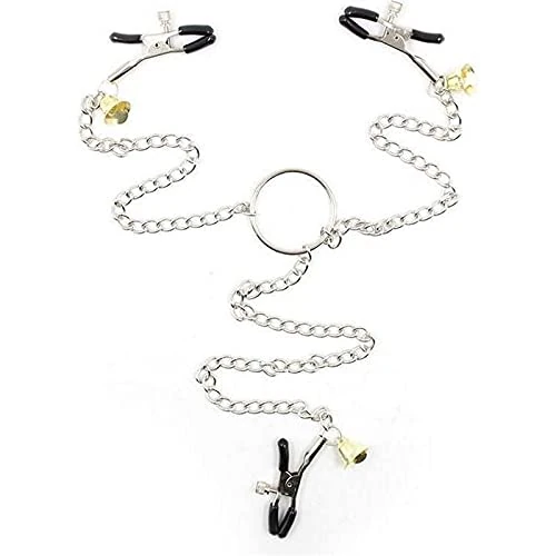 Pinzas para Pezones y Clitoris con Cadena Metal - Image 1