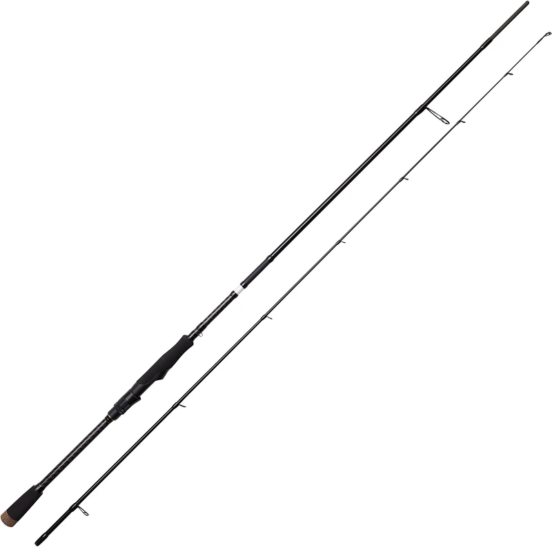 Savage Gear SG2 Medium Game Spinning Rod, Fishing Rods, Spinning Rods, Predator, Pike, Perch, Trout, Zander, Unisex, Black, 1.98m | 7-23g