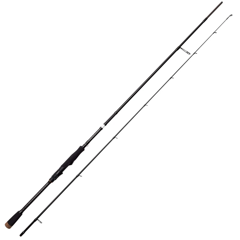 Savage Gear SG2 Medium Game Spinning Rod, Fishing Rods, Spinning Rods, Predator, Pike, Perch, Trout, Zander, Unisex, Black, 2.51m | 7-23g