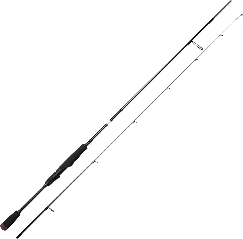Savage Gear Lure Fishing Rod, SG2 Ultra Light Game Spinning Rod For Predator Fish, Pike Perch Zander,2.21m Moderate Action, Robust, Black, Unisex