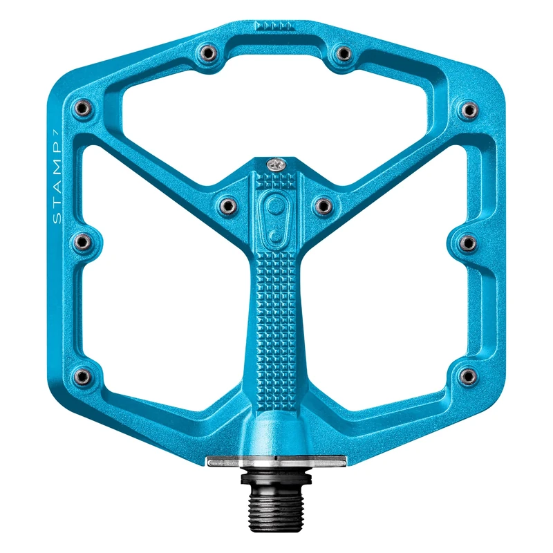 Crankbrothers Stamp-7 Pedals - Large, Blue