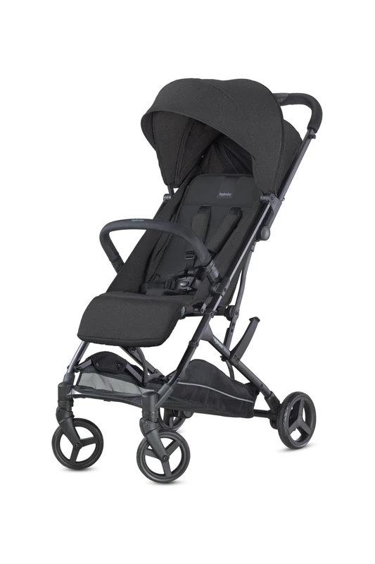 Inglesina Sketch Lightweight Compact Pushchair, Black, Comfortable, Up to 17 kg, One-Handed Folding, UPF 50+ - Image 1