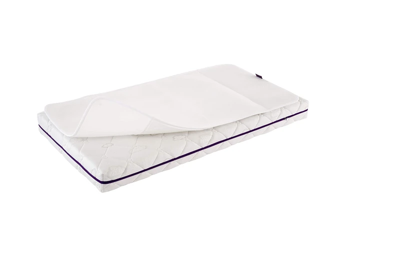 Träumeland T090323 AirDry Moisture Protection Cover Waterproof and Skin-friendly with Extra Ventilation on the Headboard, Size 70 x 140 cm, White, 450 g