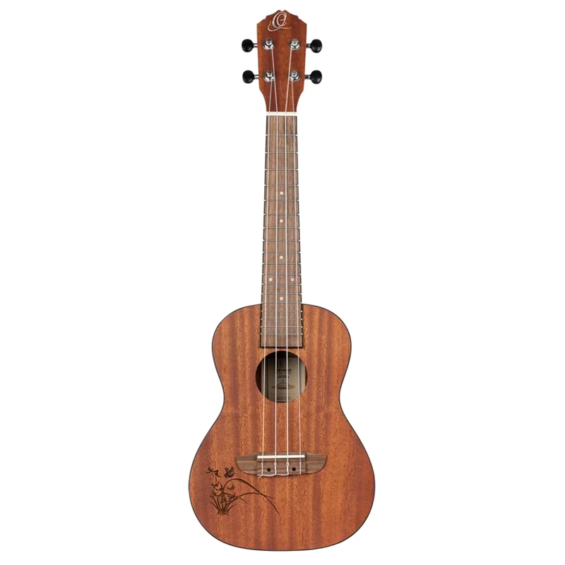 Ortega Guitars Concert Ukulele Lefthanded – Acoustic – Bonfire Series – Sapele, Natural (RU5MM-L)